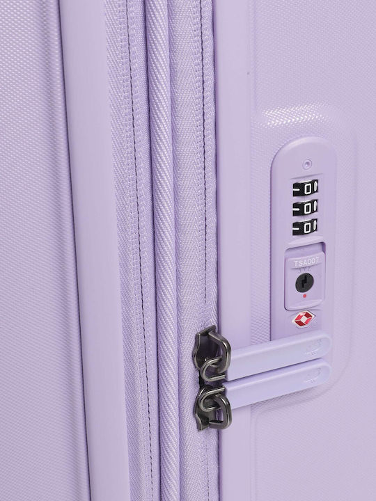 Mandarina Duck Logoduck+ Cabin Hard Suitcase Frosty Lilac 55cm Height