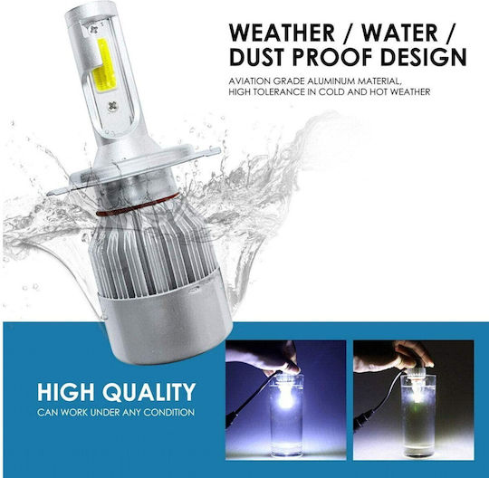 VenCore Car Lamp For Auto-Moto HB3 LED 6000K Cold White 12-24V / 12V
