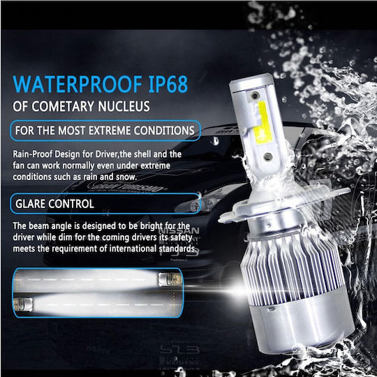 VenCore Car Lamp For Auto-Moto HB3 LED 6000K Cold White 12-24V / 12V