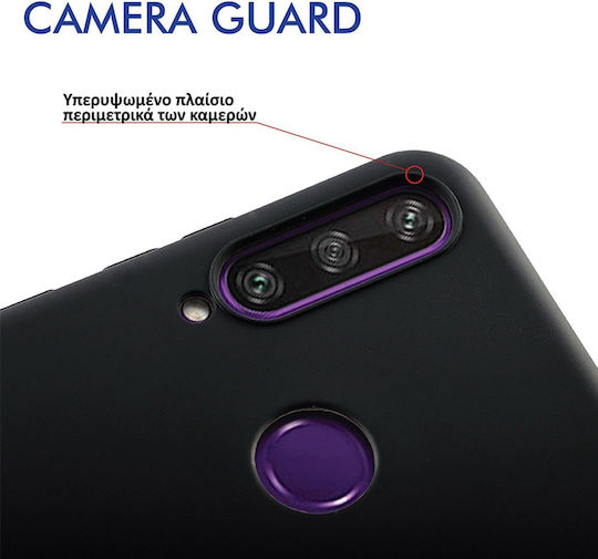 Volte-Tel Silicone Back Cover with Neck Strap Black for Motorola Moto G37 G47 5G