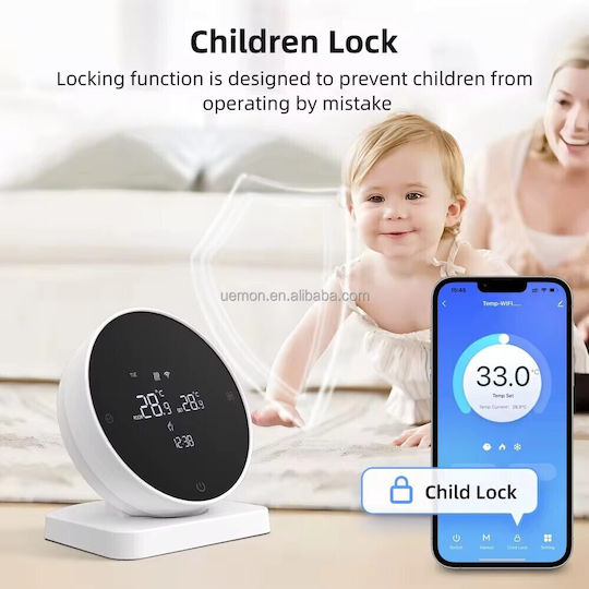 Termostat Digital de Cameră Smart cu Wi-Fi