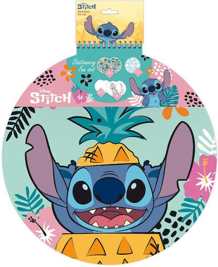 Блок За Рисуване Кръгъл Ф36 См 40 Листа Lilo & Stitch Стикери