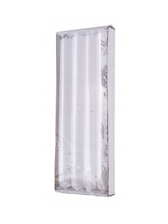 Donau Decorative White Candles 4 Pieces