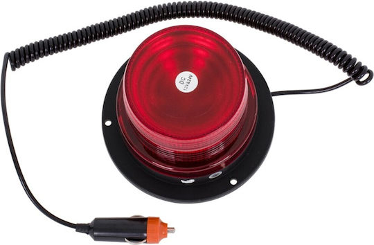 VenCore 6855-10003 Wasserdichter Magnetischer Notfall-Autolicht LED Einfarbig Rot Zigarettenanzünderanschluss Auto 12-24V