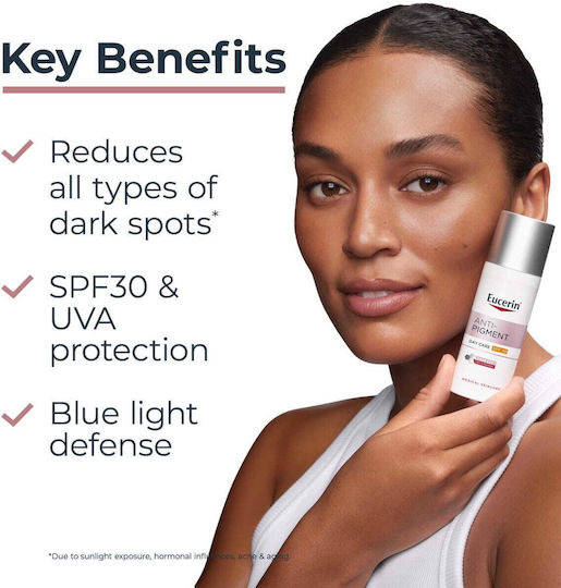 Eucerin Anti-Pigment Gesichtscreme Tag mit SPF30 gegen Dunkle Flecken 50ml