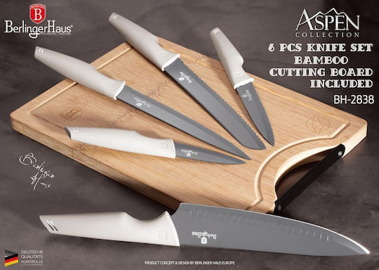 Berlinger Haus Bamboo Bread Cutting Board Set 5 Pieces