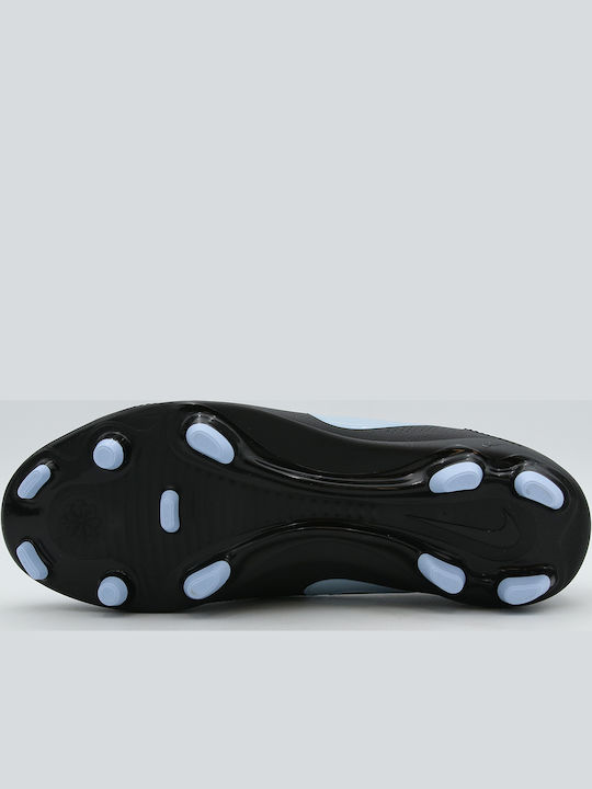 Tiempo FG/MG Kids Soccer Cleats & Shoes Molded Black