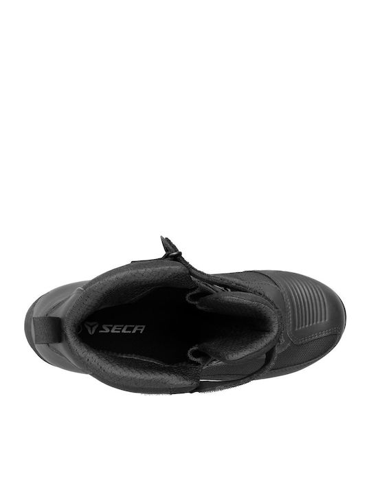 Botine de Motocicletă Seca Speed Negre