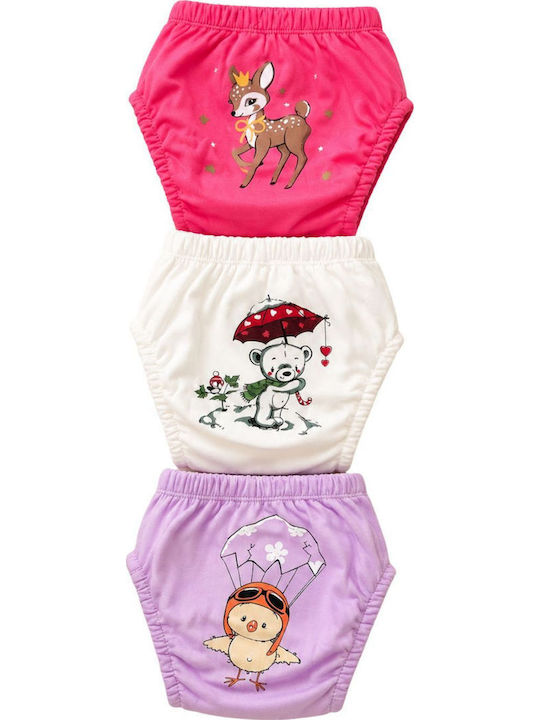 Poopes Set Kids Underwear Potty Training Pants 3 Pieces Multicolour