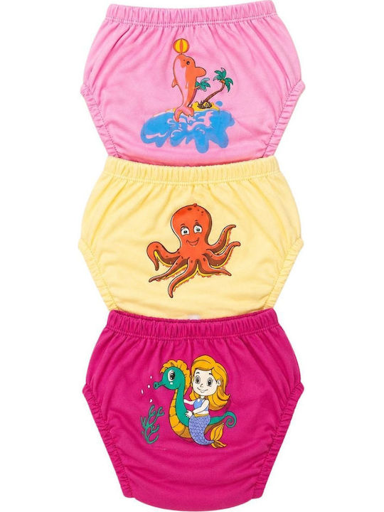 Poopes Set Kids Underwear Potty Training Pants 3 Pieces Multicolour