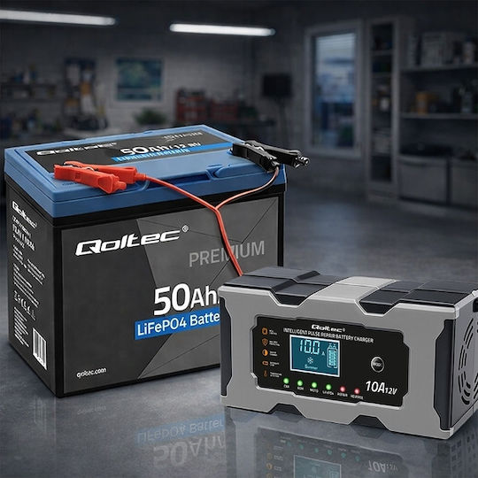 Qoltec Autobatterieladegerät 12V 10A