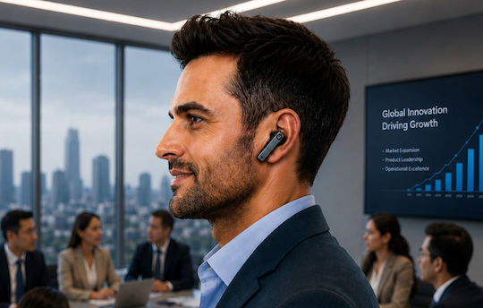Timekettle X1 Meeting Translator In-ear Bluetooth Handsfree Ακουστικά Γκρι
