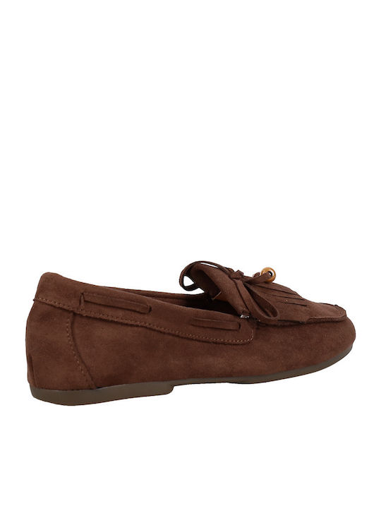 Γυναικεία Loafers σε Καφέ Χρώμα