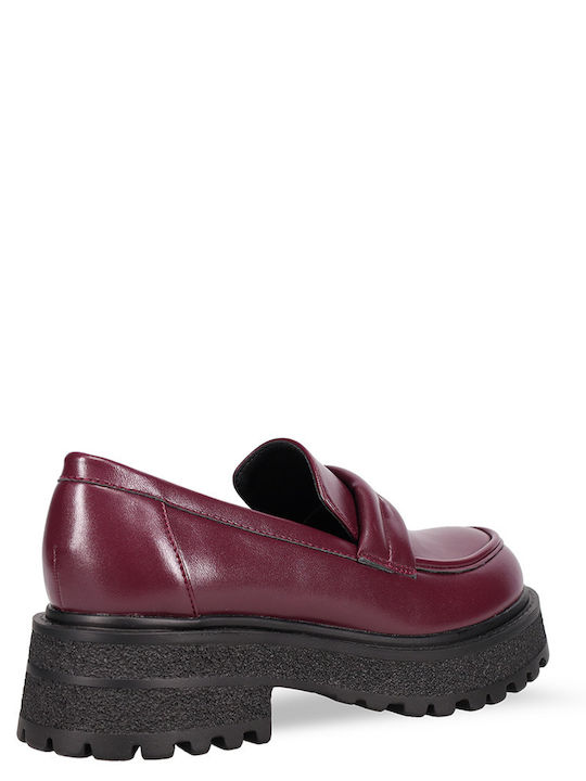 Γυναικεία Loafers σε Μπορντό Χρώμα