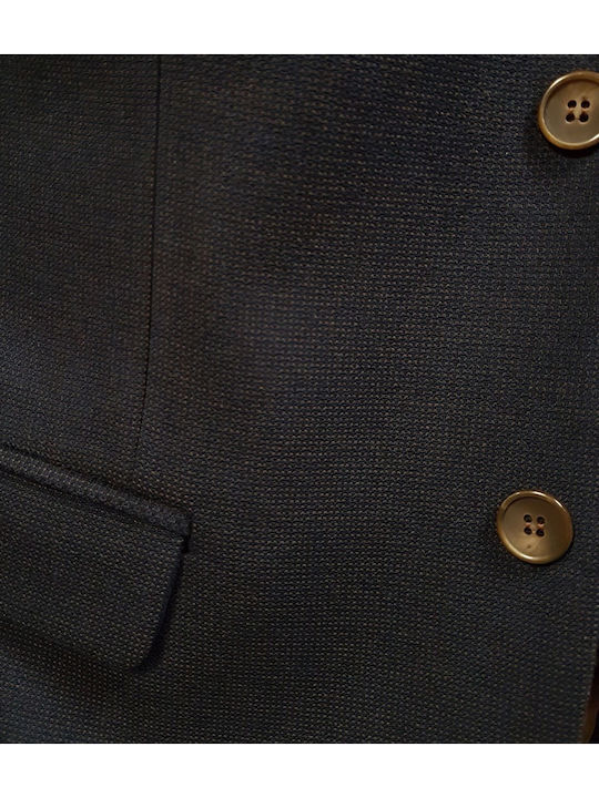 Men’s Jacket with Slim Fit Indigo