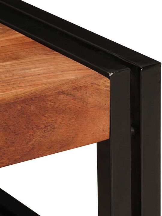 vidaXL Επιδαπέδια Ραφιέρα Μπάνιου Ξύλινη 40x50x23cm Καφέ