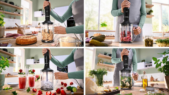Bosch Blender de mână cu tijă din plastic 1000W negru