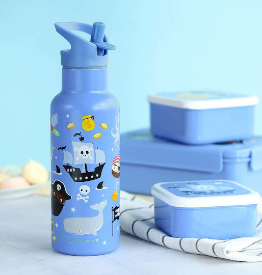 A Little Lovely Company Stainless Steel Kids' Dinner Set 0.5lt