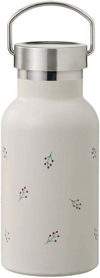 Kids Water Bottle Thermos Silicone With Straw Coffee 350ml