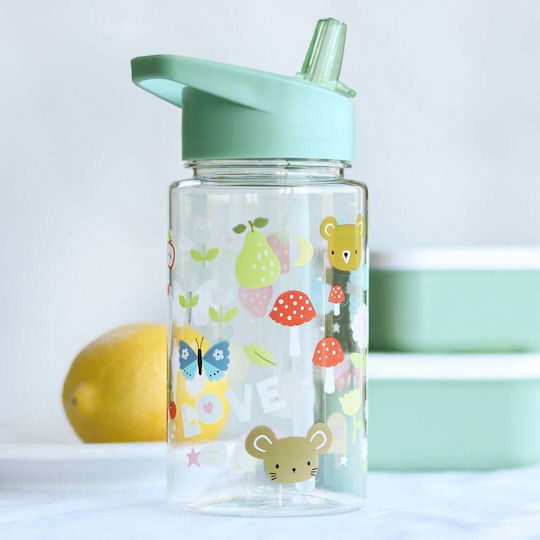 A Little Lovely Company Kids Water Bottle Plastic