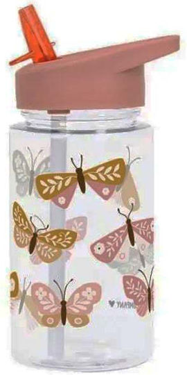 A Little Lovely Company Kids Water Bottle Butterfly Plastic