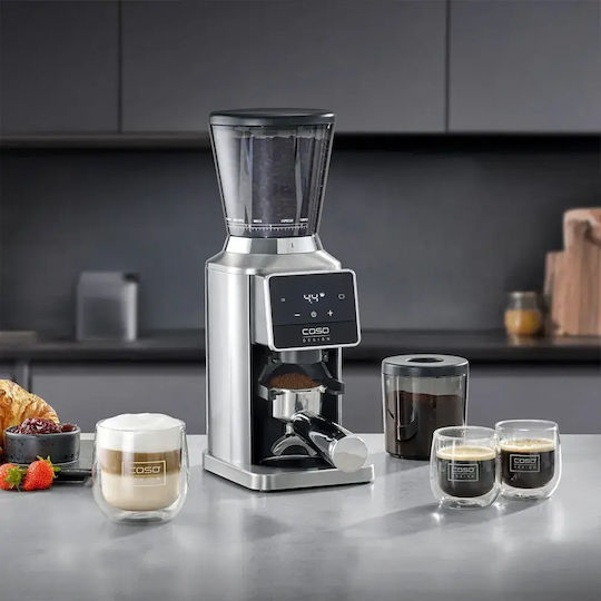 Caso Râșniță Electrică de Cafea 180W cu Capacitatea de Măcinare a Boabelor de 320gr și 34 de Nivele de Măcinare