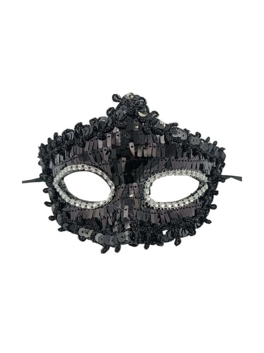 Venetian Mask Sequins 5 Colours Silver