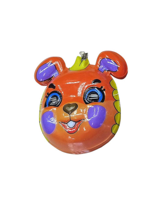 Plastic Animal Mask Purple Bunny
