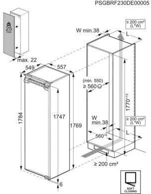 AEG 7000 Όρθιος Καταψύκτης 212lt NoFrost