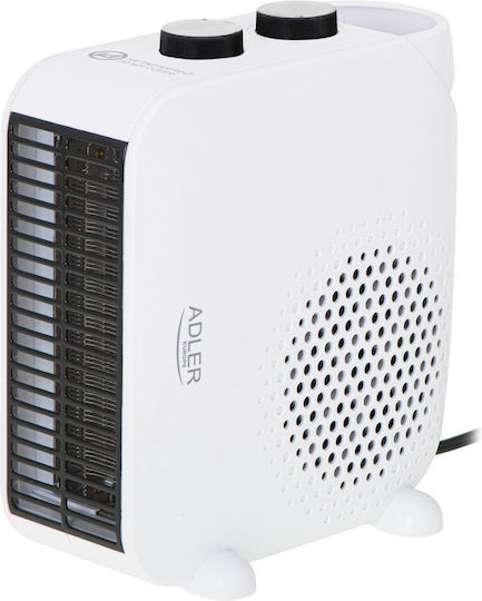 Adler Αερόθερμο Δωματίου Δαπέδου Λευκό 2000W