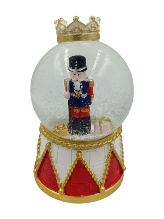 Dekorativer Weihnachts-Nussknacker mit Beleuchtung Batteriebetrieb Höhe 14cm