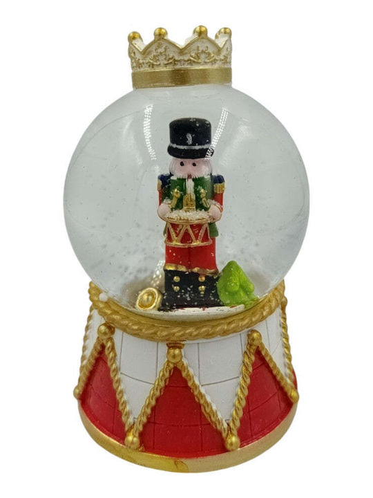 Dekorativer Weihnachts-Nussknacker mit Beleuchtung Batteriebetrieb Höhe 14cm