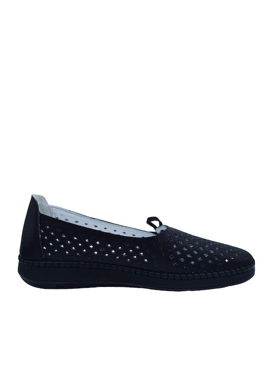 Anatomic Women's Leather Black Slip-Ons