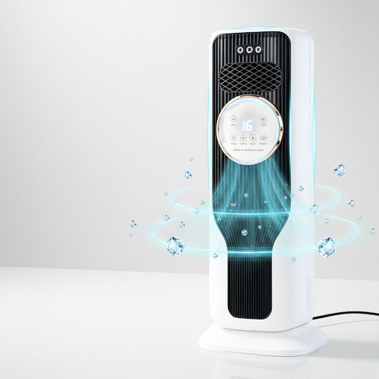 Home Αερόθερμο Δωματίου Δαπέδου Λευκό 2000W