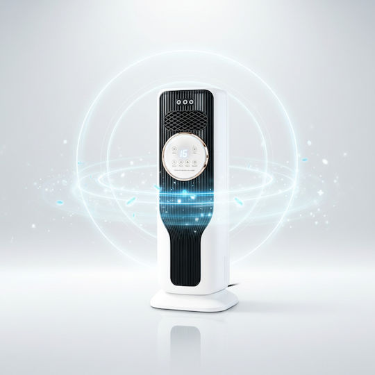 Home Αερόθερμο Δωματίου Δαπέδου Λευκό 2000W