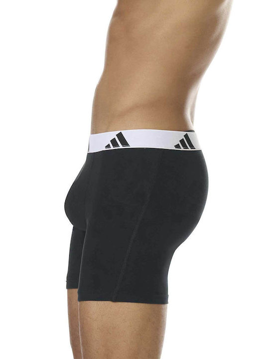 Herren Boxershorts Schwarz 3er Pack