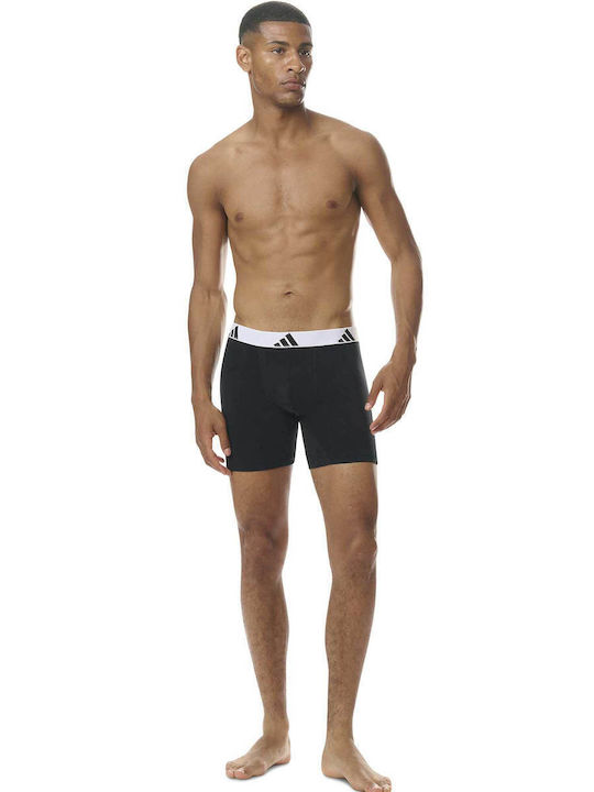 Herren Boxershorts Schwarz 3er Pack
