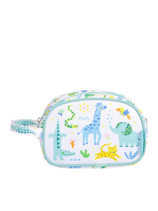 A Little Lovely Company Toiletry Bag Essentials Carry Handle Jungle