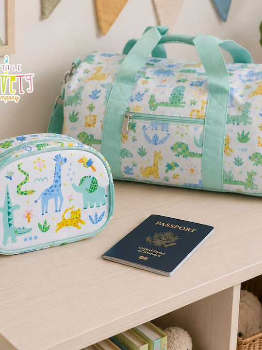 A Little Lovely Company Toiletry Bag Essentials Carry Handle Jungle