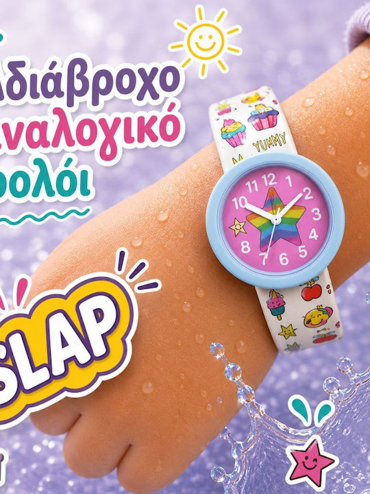 Watchitude Αναλογικό Παιδικό Ρολόι με Καουτσούκ Λουράκι