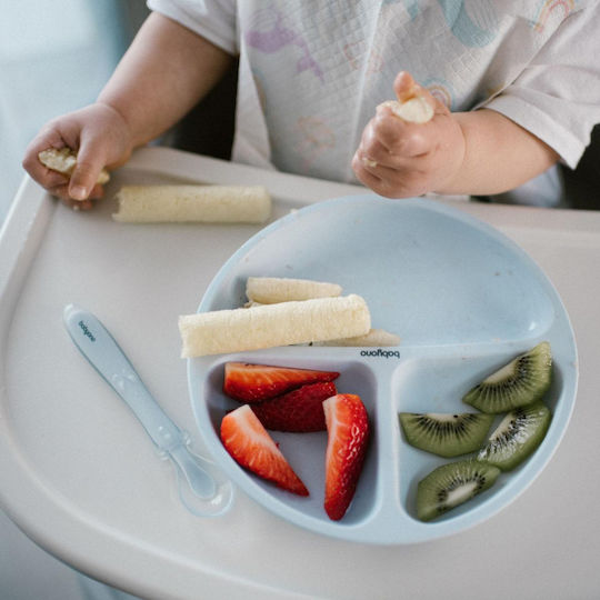 Children's Food Plate from Silicone Blue
