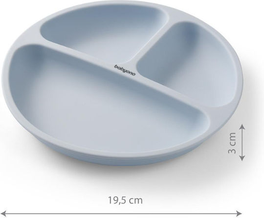 Children's Food Plate from Silicone Blue