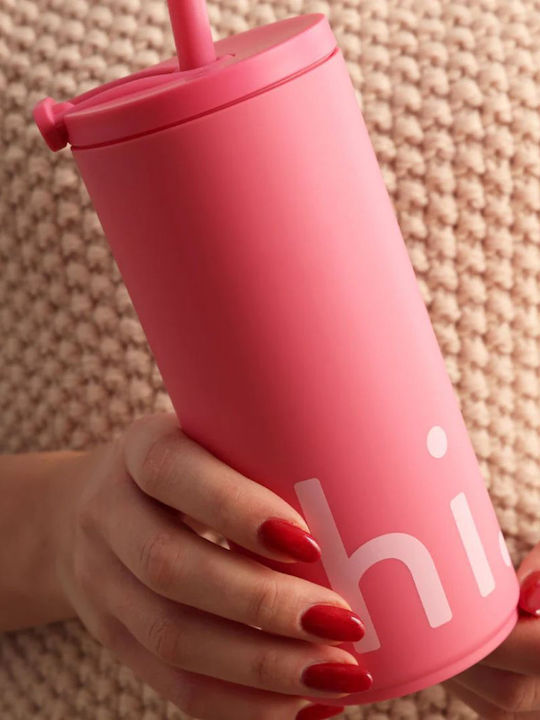 Fabric Beach Bag Pink