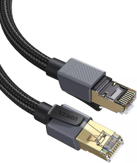 Ugreen F/FTP Кат.8 (40Gbps) Мрежови Кабел Ethernet 3m Черен