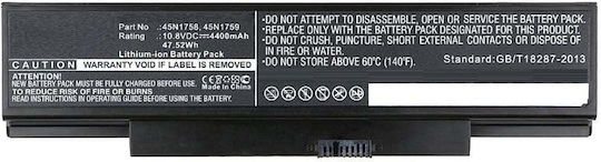 Lenovo Compatible Battery for Lenovo ThinkPad / Edge Lenovo laptop with 4400mAh