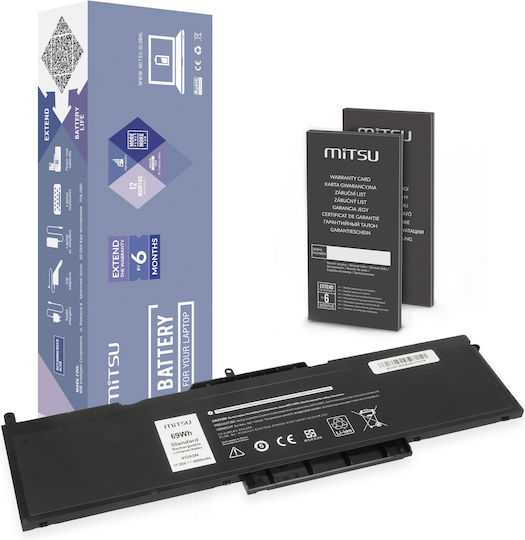 Mitsu Battery Dell Latitude 15 5580 Precision 3520 3530
