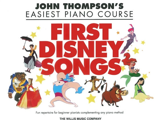 Willis Music John Thompson's Easiest Piano Course First Disney Songs Παρτιτούρα για Πιάνο