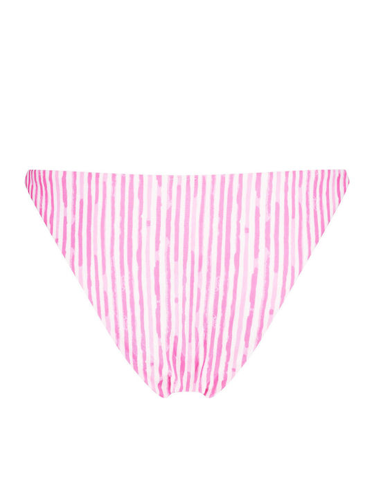 Bikinihosen Slip Hohe Taille Rosa
