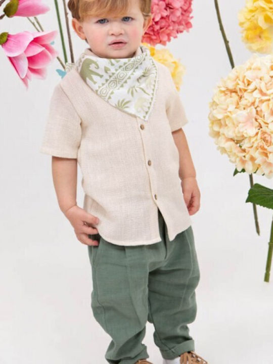 Bambolino Baptism Suit for Boy Foivos Multicolour