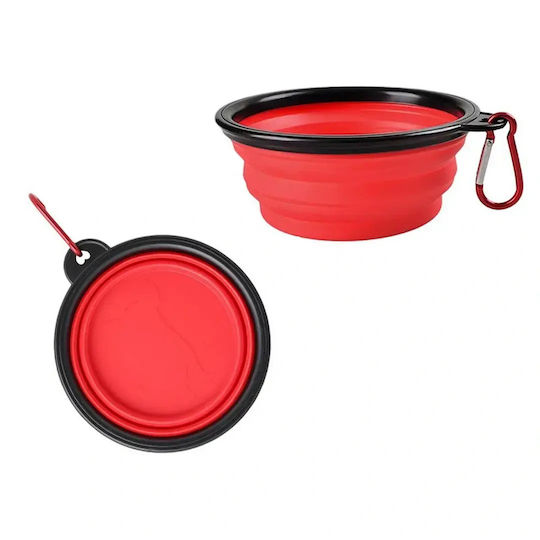 Verk Group Futternapf & Wasserschale für Hund 400ml in Roter Farbe